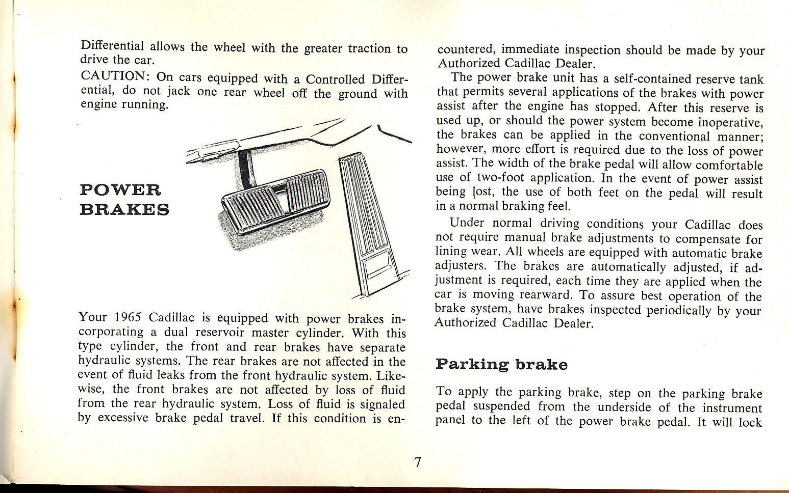 1965 Cadillac Owners Manual Page 5